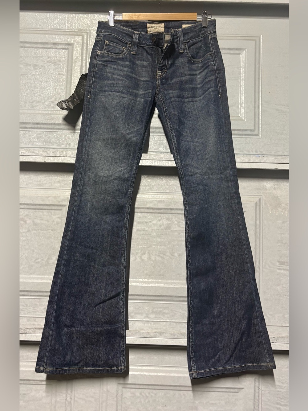 Jimmy Taverniti Classic Dark Blue Flare Jeans — Women’s Wide Leg